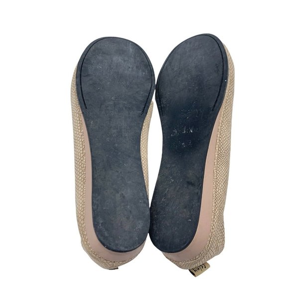 French Sole FS/NY Made In Italy Slightly Raised Animal Print Leather Flats US 8 - Picture 10 of 10